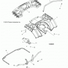 SPORTSMAN XP 1000 HIGH LIFTER (A20SXM95AL) Body, rear cab and rear rack - a20sxm95al (100605)
