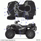 SPORTSMAN XP 1000 S 55 Body, decals - a20slz95ae (900132-01)