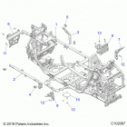 SPORTSMAN XP 1000 S 55 Chassis, main frame - a20slz95ae (c102087)