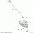 SPORTSMAN XP 1000 S 55 Drive train, gearcase mounting, front - a20slz95ae (c102...