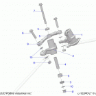 SPORTSMAN XP 1000 S 55 Steering, idlers and links - a20slz95ae (c102340-2)