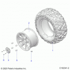 SPORTSMAN XP 1000 S 55 Wheels, rear - a20slz95ae (c102341-2)