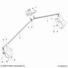 SPORTSMAN XP 1000 TOURING 48 Steering, steering tie rods. - a20sye95ad  /  cad (c1022...