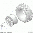 SPORTSMAN XP 1000 TOURING 48 Wheels, rear - a20sye95ad  /  cad (c102326-2)