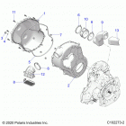 SPORTSMAN XP 1000 TOURING 48 Body, clutch cover - a20sye95kh (c102273-2)