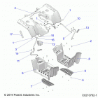 SPORTSMAN XP 1000 TOURING 48 Body, rear cab and footwell - a20sye95kh (c0210762-1)