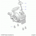SPORTSMAN XP 1000 TOURING 48 Drive train, gearcase mounting, front - a20sye95kh (c102...