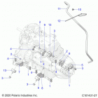 SPORTSMAN XP 1000 TOURING 48 Engine, mounting and transmission mounting - a20sye95kh ...