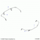 SPORTSMAN XP 1000/XP 1000 HUNTER EDITION 48 Body, rack extenders - a20sxd95a9 (c102363)