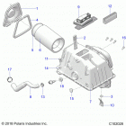 SPORTSMAN XP 1000/XP 1000 HUNTER EDITION 48 Engine, air intake - a20sxd95a9  /  e95ag  /  cag (c1020...