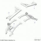 SPORTSMAN XP 1000/XP 1000 HUNTER EDITION 48 Suspension, rear control arms - a20sxd95a9 (c0211322-1)