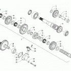 PROWLER 500 RED [U2018PAK4CUSR] Secondary transmission assembly [104255]