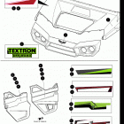 STAMPEDE 4 BLACK / INFERNO RED / TT KANATI [U2018SUW1SUSP / U2018SUW1SUSN / U2018SUW1SUSH] Hooddoor decals [302479]