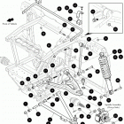 STAMPEDE BLACK / INFERNO RED / TT KANATI [U2018STW1SUSP / U2018STW1SUSN / U2018STW1SUSH] Front control arm assembly [302425]