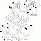STAMPEDE BLACK / INFERNO RED / TT KANATI [U2018STW1SUSP / U2018STW1SUSN / U2018STW1SUSH] Seat assembly [302429]