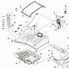 WILDCAT 4X LTD GRAY [U2018WGW1PUSI] Gas tank assembly [302730]