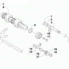 WILDCAT 4X LTD GRAY [U2018WGW1PUSI] Gear shifting assembly [302737]