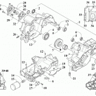 WILDCAT 4X LTD GRAY INTERNATIONAL [U2018WGW1POSI] Crankcase assembly [300150]