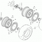 WILDCAT 4X LTD GRAY INTERNATIONAL [U2018WGW1POSI] Wheel and tire assembly [302726]