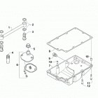WILDCAT SPORT LTD EPS GRAY INTERNATIONAL [U2018W8T2POSI] Oil pan and strainer assembly [300035]