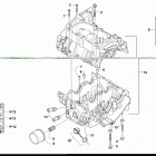 WILDCAT TRAIL LIME GREEN [U2018W5T4CUSZ] Crankcase assembly [300033]