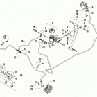 WILDCAT TRAIL LTD EPS GRAY [U2018WXT2PUSC] Hydraulic brake assembly [302693]