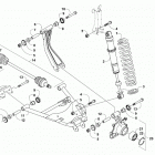 WILDCAT TRAIL LTD EPS GRAY [U2018WXT2PUSC] Rear suspension assembly [302694]