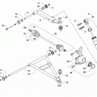 WILDCAT TRAIL XT EPS WHITE/ORANGE INTERNATIONAL [U2018WCT2POSW] Front suspension assembly [302776]