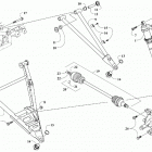 WILDCAT X LTD EPS GRAY [U2018WTW1PUSI] Front suspension assembly [302679]
