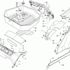 WILDCAT XX LTD EPS GREEN [U2018RHX1PUSS] Cargo box and rear body assembly [302822]