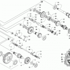 WILDCAT XX RG XT EPS GRAY [U2018RGX1PUSC] Transaxle assembly [302838]