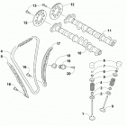 WILDCAT XX RG XT EPS GRAY INTERNATIONAL [U2018RGX1POSC] Camshaft, chain, and valve assembly [302854]