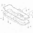 WILDCAT XX RG XT EPS GRAY INTERNATIONAL [U2018RGX1POSC] Oil pan assembly [302860]