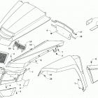 WILDCAT XX RG XT EPS GREEN [U2018RGX1PUSS] Front and side panel assemblies [302861]