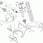 WILDCAT XX RG XT EPS GREEN [U2018RGX1PUSS] Rear suspension assembly [302865]