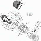 001 - Maverick Sport 1000 - BASE - International Головка блока цилиндров, передняя