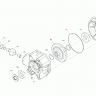 001 - Traxter T HD5 - BASE - T Regulation 04- drive - rear - final drive unit