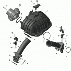 002 - Maverick Sport 1000R - DPS - International Впускной коллектор и корпус дроссельной заслонки