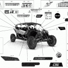 003 - Maverick MAX Turbo RR - XRS - CE Наклейки кузова