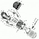 005 - Maverick Sport 1000R - XXC - North America Головка блока цилиндров, передняя