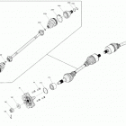 005 - Maverick Sport 1000R - XXC - North America 04- drive - rear section - common parts