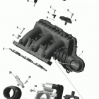 006 - Maverick Turbo RR - XRC - International 01- rotax - air intake manifold and throttle body - turb...