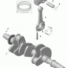 008 - Maverick MAX Turbo RR - XDS - International 01- rotax - crankshaft and pistons - turbo rr