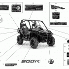 001 - Commander 800R EFI - North America 09- decals - xt