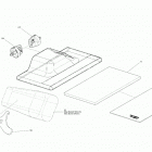001 - Commander 800R EFI - North America 09- storage tray