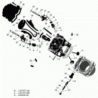 001 - Traxter T HD5 - T Regulation Головка цилиндров