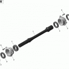 002 - Commander 1000R EFI - International 08- drive shaft - 1000r
