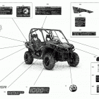 002 - Commander 1000R EFI - North America 09- decals - dps