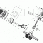 003 - Commander MAX 800R EFI - North America 01- crankshaft, piston and cylinder - 800r efi