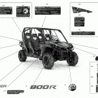 003 - Commander MAX 800R EFI - North America 09- decals - dps